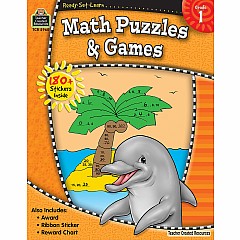 Rsl: Math Puzzles & Games (Gr. 1)