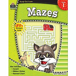 Ready Set Learn Workbook: Mazes (Gr. 1)
