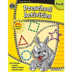Ready Set Learn Workbook: Preschool Activities (PreK)