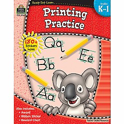 Ready Set Learn Workbook: Printing Practice (Gr. K - 1)
