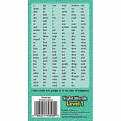 Sight Words Flash Cards - Level 1