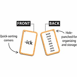 Word Families Flash Cards