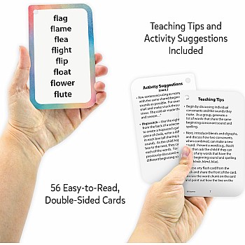 Initial Consonants, Blends & Digraphs Flash Cards