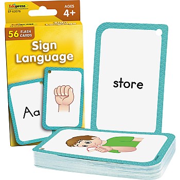 Sign Language Flash Cards