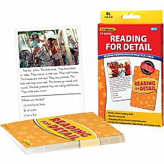 Reading Comprehension Practice Cards: Reading For Detail (Yellow Level)