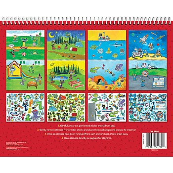 Pete the Cat Reusable Sticker Pad