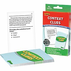 Reading Comprehension Practice Cards: Context Clues (Green Level)