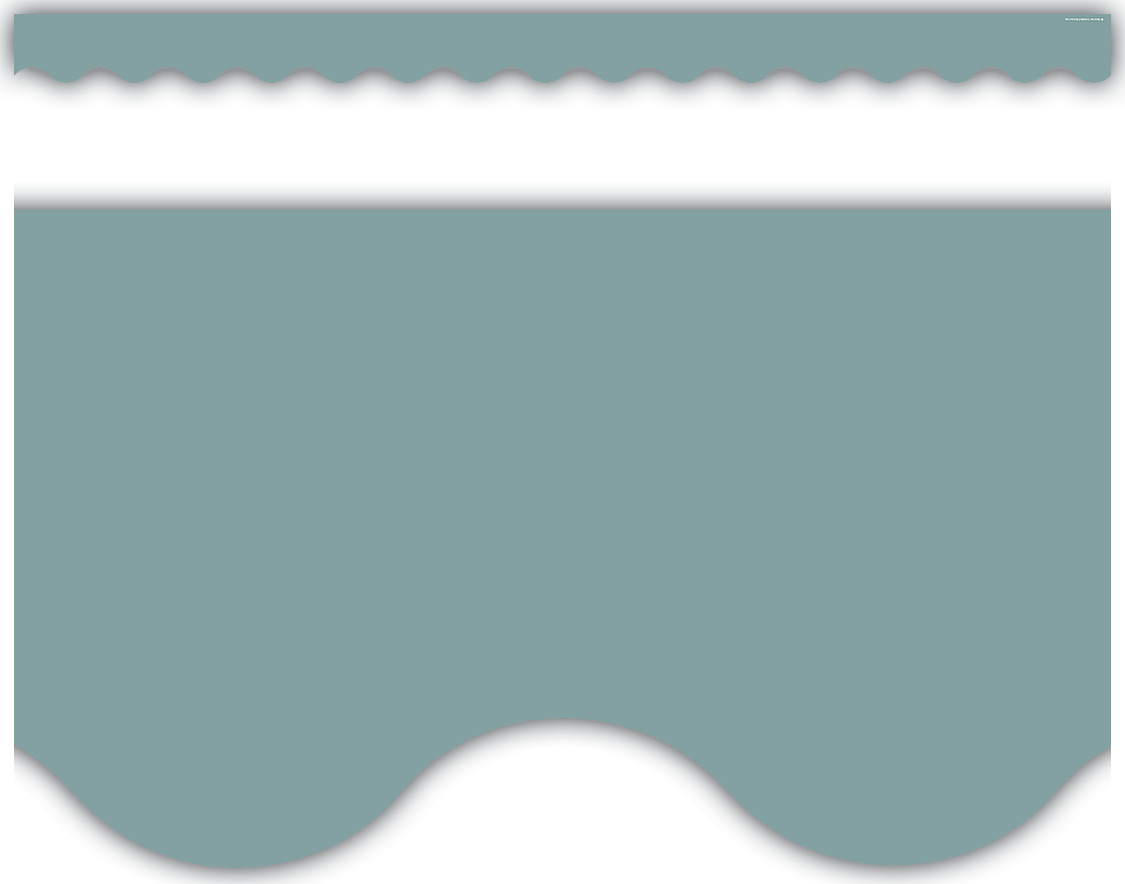 Teacher Created Resources White Scalloped Border Trim