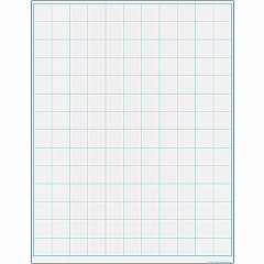 Graphing Grid 1-1/2 Inch Squares Write-On/Wipe-Off Chart