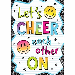 Let's Cheer Each Other On Positive Poster