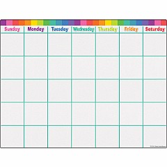 Colorful Calendar Write-On/Wipe-Off Chart