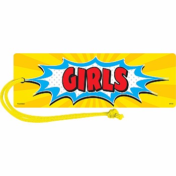 Superhero Magnetic Girls Pass
