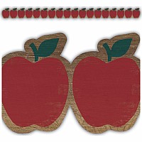 Home Sweet Classroom Apples Die-cut Border Trim
