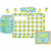 Lemon Zest Calendar Bulletin Board