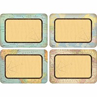 Travel The Map Name Tags/Labels - Multi-Pack