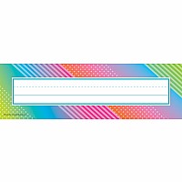 Colorful Vibes Flat Name Plates