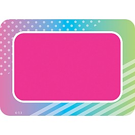 Colorful Vibes Name Tags/Labels - Multi-Pack