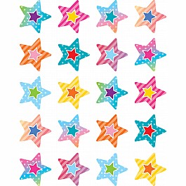 Colorful Vibes Stars Stickers