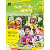 Summertime Learning (prep. For Prek)