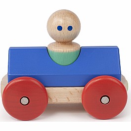 Tegu Magnetic Racers- Blue w/ Poppy Teal Character