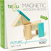 Magnetic Wooden Blocks Robo