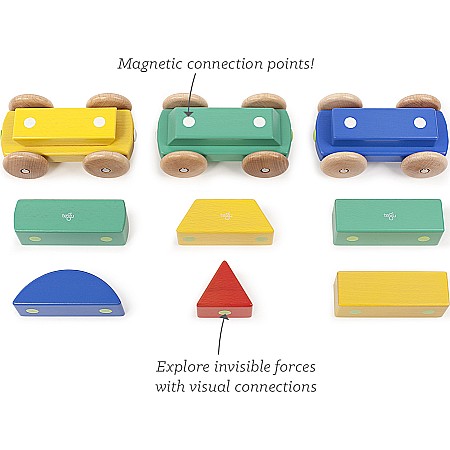 Magnetic Shape Train Tegu Baby and Toddler (9 pieces) color: BIG TOP