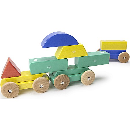 Magnetic Shape Train Tegu Baby and Toddler (9 pieces) color: BIG TOP