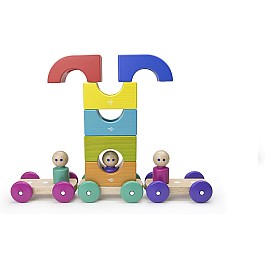 Magnetic Tegu Tram - Baby and Toddler - 12 pieces