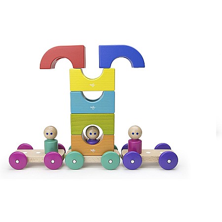 Magnetic Tegu Tram - Baby and Toddler - 12 pieces