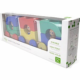 Magnetic Tegu Tram - Baby and Toddler - 12 pieces