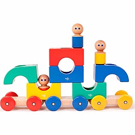 Magnetic Tegu Tram - Baby and Toddler - 12 pieces