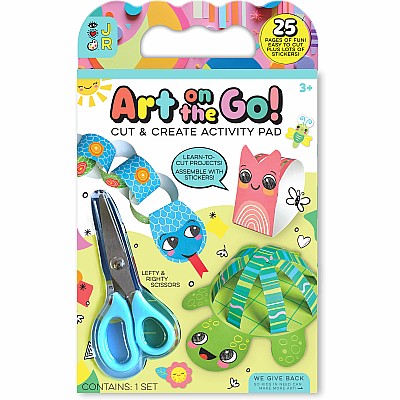 iHeartArt Jr Art on the Go! Cut & Create Activity Pad