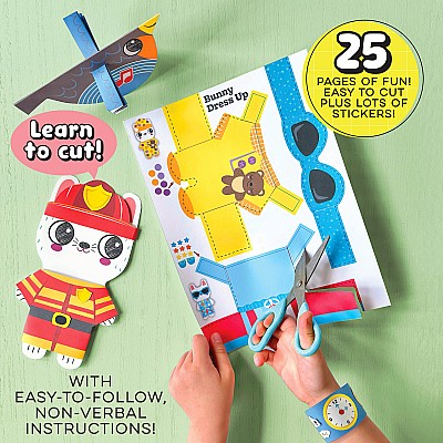 iHeartArt Jr Art on the Go! Cut & Create Activity Pad