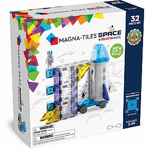 Magna-Tiles Space + MicroMAGS 32 Piece Set