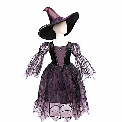 Great Pretenders Amethyst the Spider Witch Dress & Hat, size 5/6