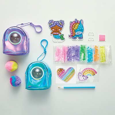 Bubble Gems Backpack Keychains