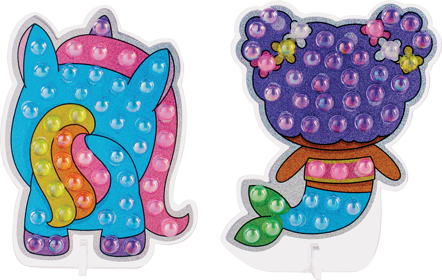 Bubble Gems Backpack Keychains