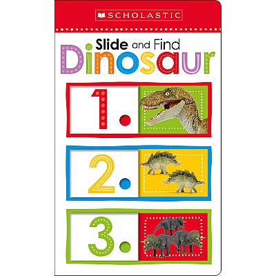 Slide and Find Dinosaurs 123 Board Book