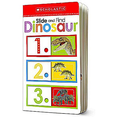 Slide and Find Dinosaurs 123 Board Book