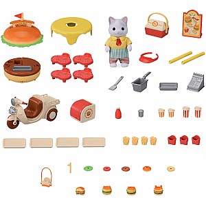 Calico Critters Hamburger Stand