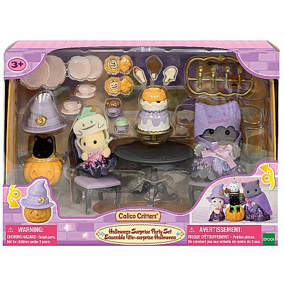 Calico Critters Halloween Surprise Party Set