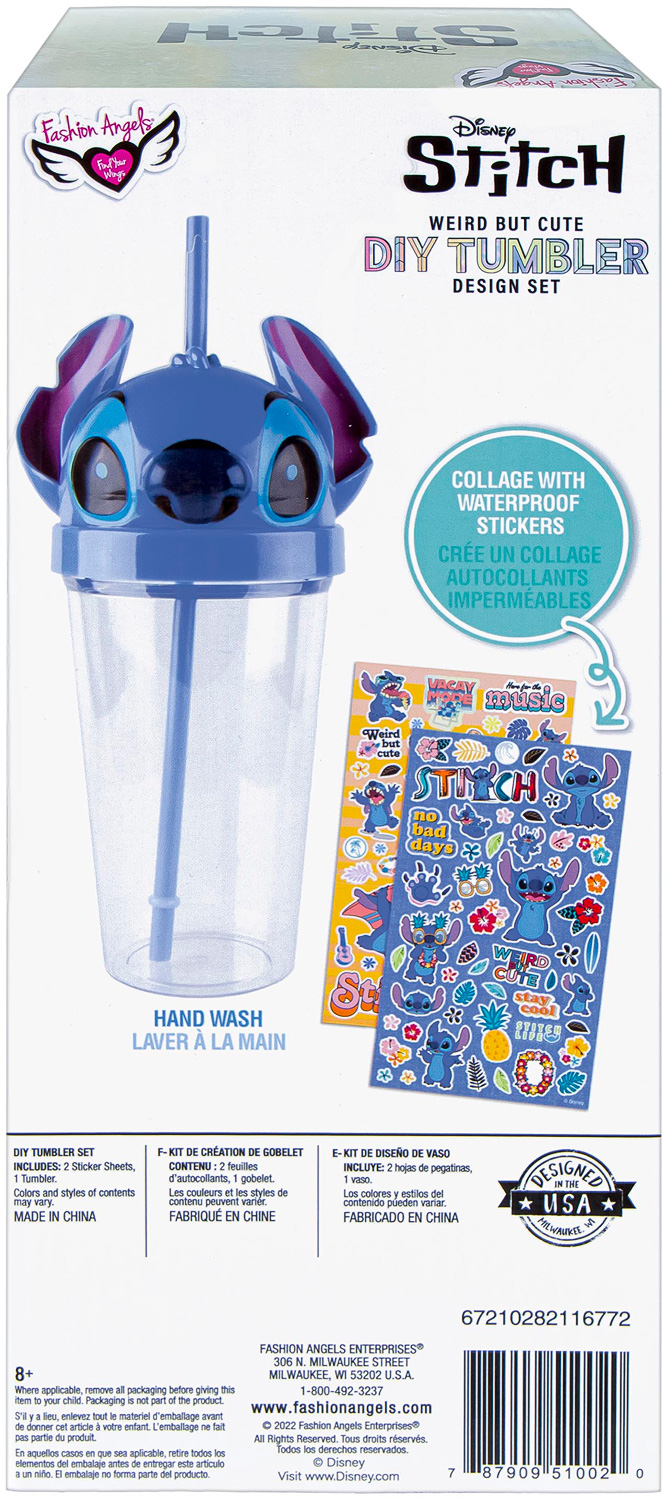 Fashion Angels Disney Stitch DIY Tumbler Design Set