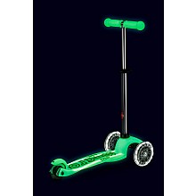 Micro Mini Deluxe Glow LED Plus Scooter - Icy Lime