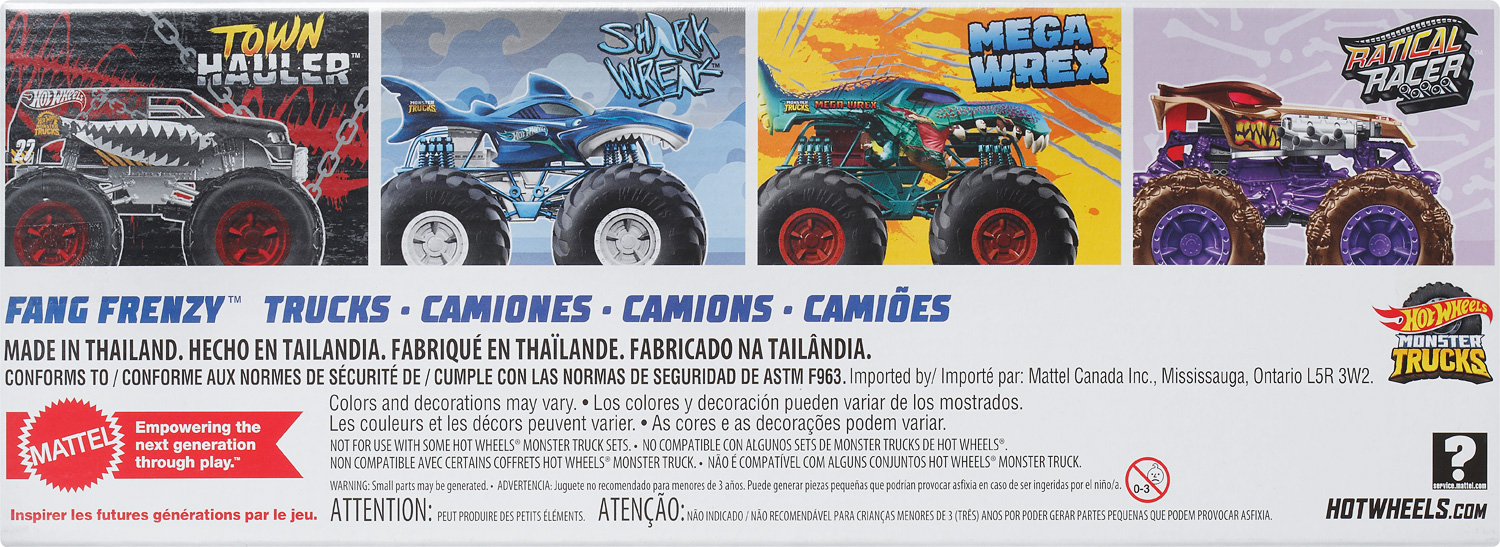 Hot Wheels Monster Trucks Fang Frenzy