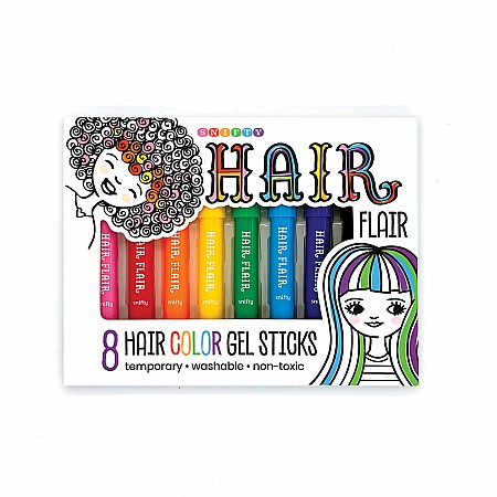 Hair Flair 8 Hair Color Gel Sticks