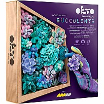 OKTO Sensory Art Wood & Craft Clay Kit - Tenderness Succulents