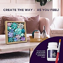 OKTO Sensory Art Wood & Craft Clay Kit - Tenderness Succulents