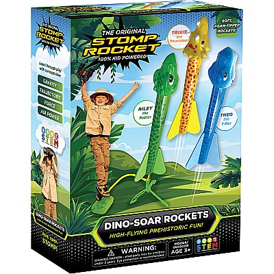 The Original Stomp Rocket Dino-Soar Rockets
