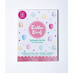 Shimmer Cotton Candy Multimedia Art Pad - 3 in 1 Premium Paper