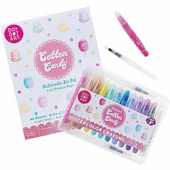 Shimmer Cotton Candy Multimedia Art Pad - 3 in 1 Premium Paper